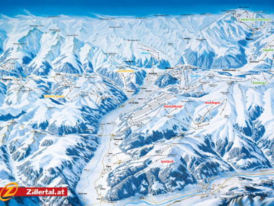 Skigebiet Zillertal